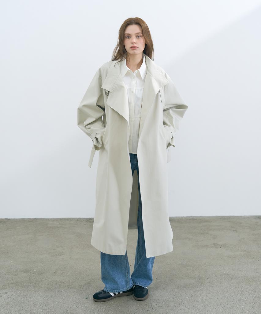 PANDORAFIT Timeless Trench Coat (Ivory)