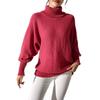 Women's Casual, Fashionable, Comfortable, Solid Color, Minimalist Top, High Collar, Turtleneck Sweatermin