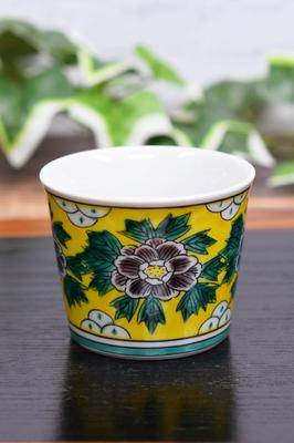 Soba Choco Стильная посуда Кутани Soba Choko Yoshidaya Peony Керамическая японская посуда Сделано в Японии