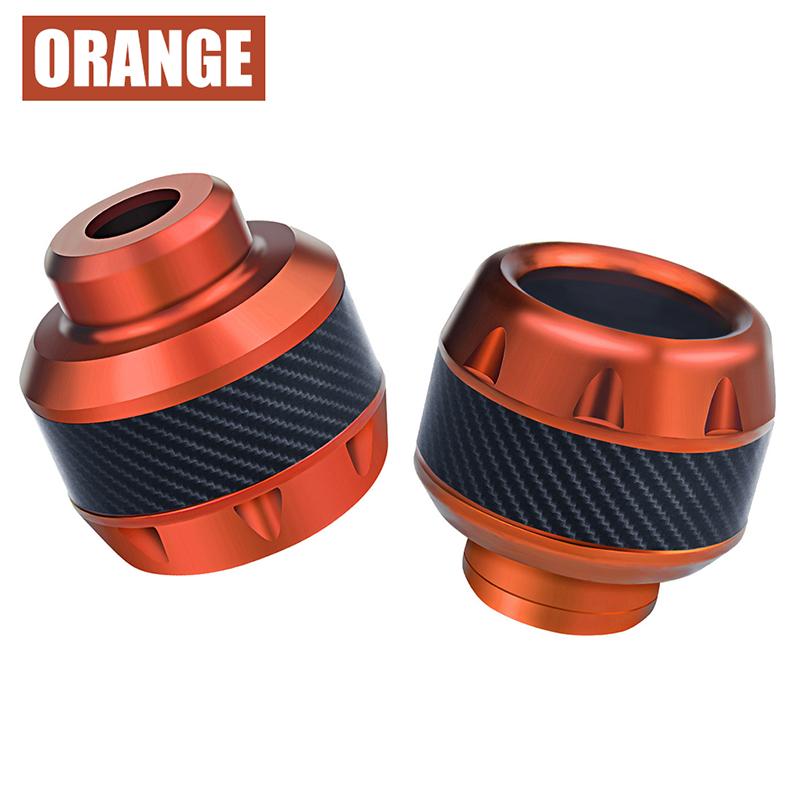 2 ШТ Универсальный Слайдер Рамы Для Мотоцикла Передние Чашки Мотоциклы Защита от Падения Взрывозащищенный Карбоновый Мотоцикл Скутер