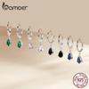 BAMOER 925 Sterling Silver Hypoallergenic Water Drop Ear Buckles for Women Delicate Jewelry