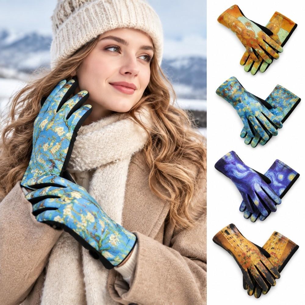 Thick Fleece Lining Winter Warm Gloves Touchscreen Friendly Fleece Lined Gloves Driving