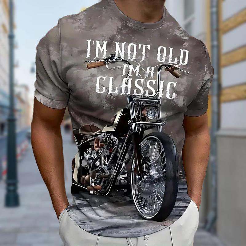 Новая летняя мужская модная футболка с принтом «Персональность» Мужская футболка Топ