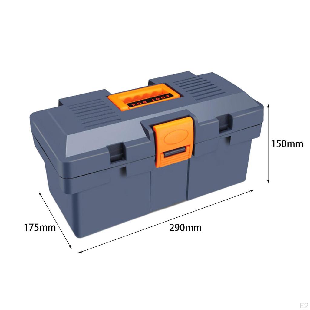 Empty Tool Box Hand Case Portable, Ergonomic Handle, Container, Small Parts Box, Multifunction,