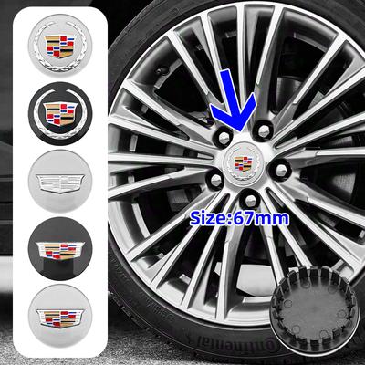 4 шт. 67 мм Колпачки ступицы колеса автомобиля для BLS CT4 CT6 CTS SLR SLS SRX XT4 XT5 XT6 XTS Escalade Deville DTS Tiburon