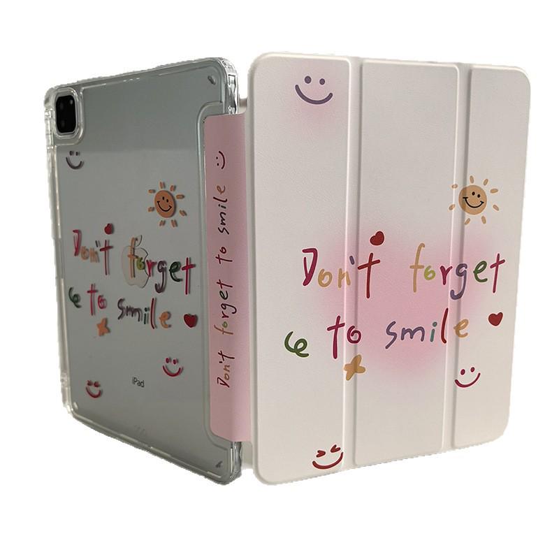 Защитный чехол для iPad 11: Air 7/6/5/4 Акриловый чехол, Pro 11 дюймов, Защита от сгибания, Мини-румяна в форме сердца, 10,2 дюйма