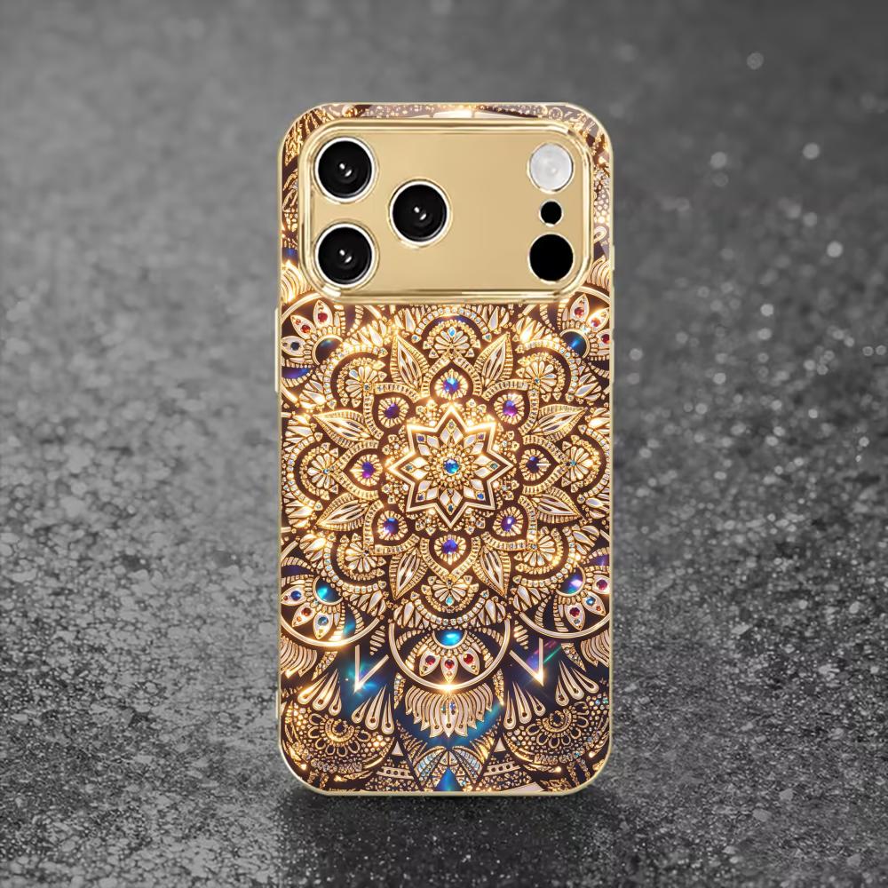 Золотой Цветок Мандрагоры чехол для телефона funda iphone для iphone 17 стекло для iPhone 17 16 15 14 13 12pm Pro Plus Ударопрочный