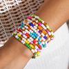 11 шт., модный браслет из цветных бусин в стиле бохо, набор украшений для женщин и девочек, пляжный отдых, милая свежая бижутерия ручной работы