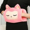 Rechargeable Hot-water Bag Injecting Water Heating Pad Plush Electric Hand Warmer Female Warming Belly Hot Water Bag Warming Uterus Waist Supporter