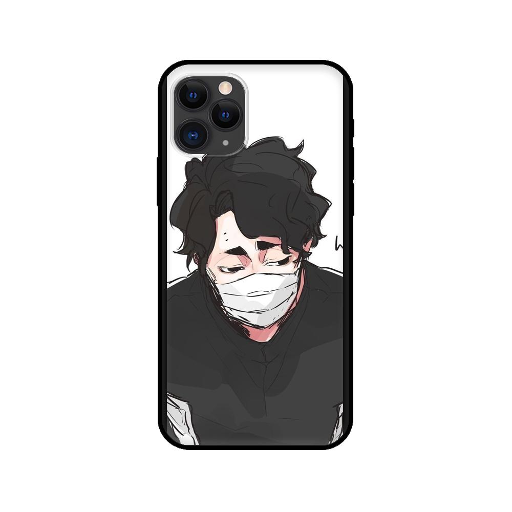 Черный чехол из ТПУ для iPhone 5 5s se 2020 6 6s 7 8 plus x 10 XR XS 11 12 mini pro MAX задняя крышка Sakusa Kiyoomi Haikyuu