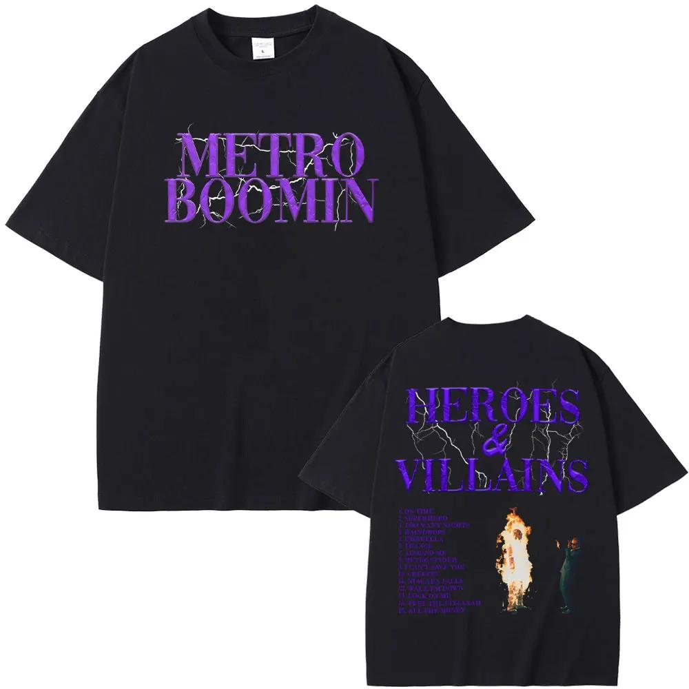 Рэпер Future & Metro Boomin 2024 Новый хип-хоп альбом We Don't Trust You Графическая футболка для мужчин и женщин Повседневные футболки с круглым воротником большого размера