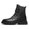Fashion Men's Boots Autumn Winter Trendy All-match Leather Fashion Shoes New High-top Wear-resistant Classic Simple Style Casual Boot