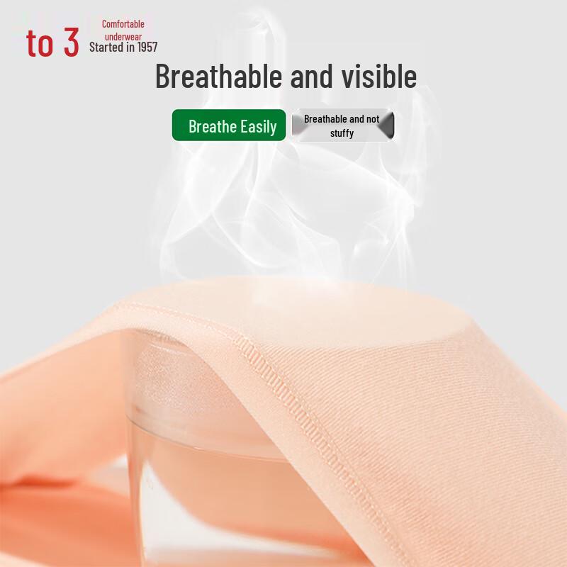 Hongdou Women's Cloud-Feel Cotton Spandex Antibacterial Underwear Multi-Pack