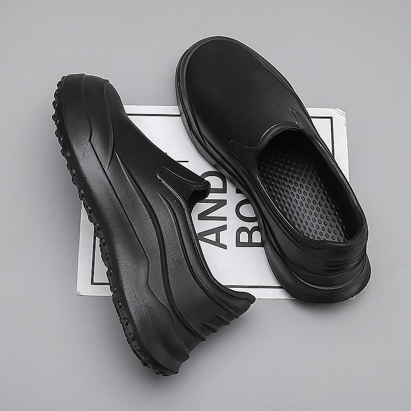 Hotel Chef Shoes Summer Light Waterproof Non-slip Oil-proof Kitchen Work Shoes Men's Fashion Casual EVA Outdoor Walking Shoe