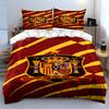 Yellow stripes, Spain emblem. Bedding sets Duvet cover sets Duvet covers Pillowcases(1 * Duvet Cover 2 * Pillowcases without duvet insert)