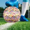 Crayon Shin Print Size 5 Soccer Ball, PU Wear Resistant Football for Match Training and Daily Practice, Birthday Gift for Soccer Fans