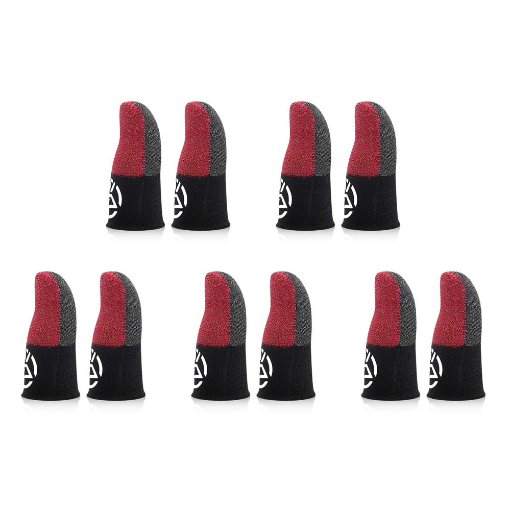 5 пар перчаток для мобильных игр, потонепроницаемые, противоскользящие, для сенсорного экрана, дышащие, игровые, напальчники для геймеров