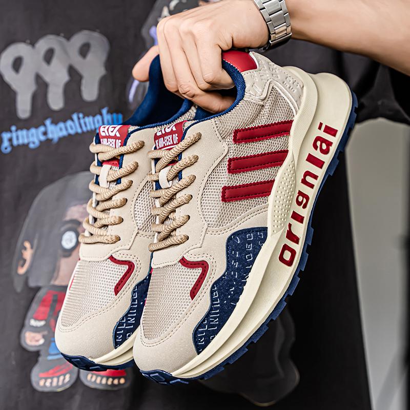 Новая мода мужская обувь Four Seasons удобная обувь для студентов и мальчиков трендовые мягкие подошвы дышащие повседневные кроссовки для бега