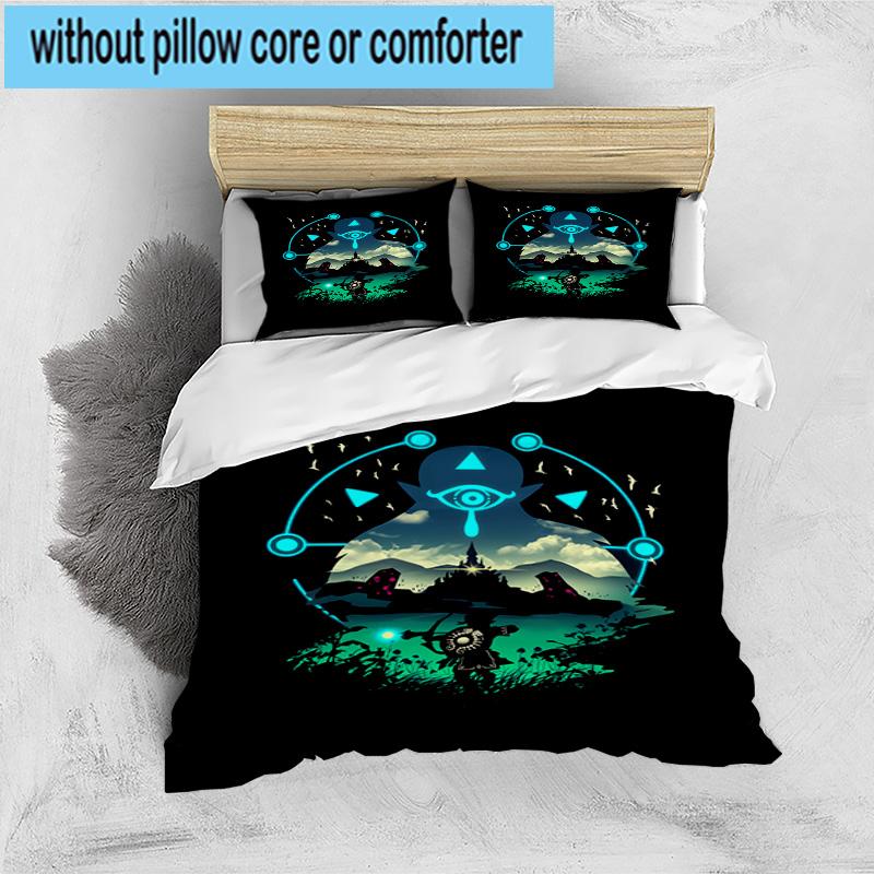 3PCS Heroic Legend Crest 3pcs Bedding,Including 3PCS Duvet Cover And 2pcs Pillowcases Perfect for Christmas,Ideal for Bedroom, Dormitory