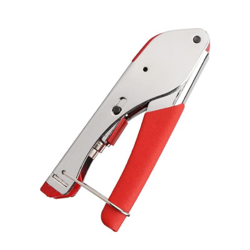Multifunctional Coaxial Crimping Pliers, Crimping Tool for Coaxial Cable, Cold Crimp RG59 RG6 Cable TV Crimping Tool