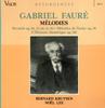 LP Record GABRIEL FAUR? - BERNARD KRUYSEN, NO - M?lodies MB315 Valois 1966 France Classical Used
