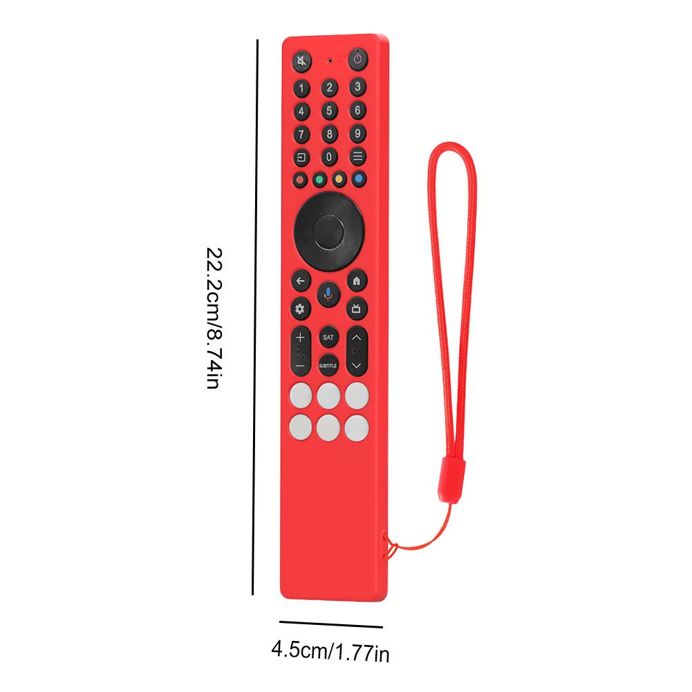 For TCL RC833A Remote Control Protect Case with Lanyard Drop-Proof RC Cover Waterproof Television RC Shell Smart TV Accessories
