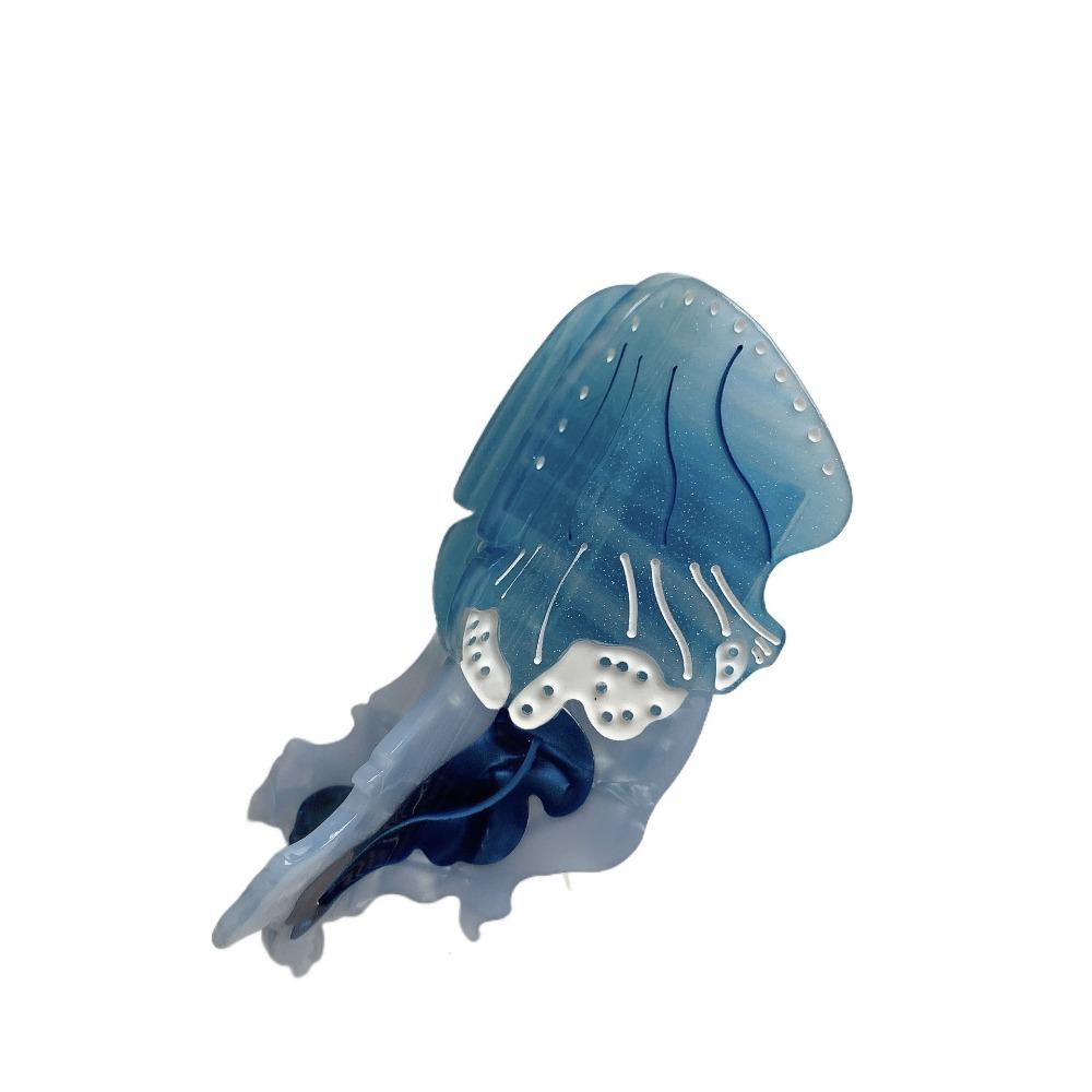 Animal Jellyfish Hair Claw Ocean Series Large Shark Clip Creative Hair Grab Clip  Female