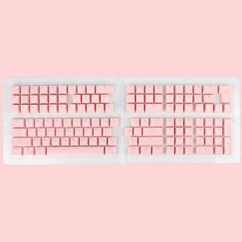 Xiaomi 104 Keys Russian Korean Backlit Keycaps For Mechanical Gaming Keyboard Cherry MX Switch OEM Profile ABS Keycap Gamer Custom DIY