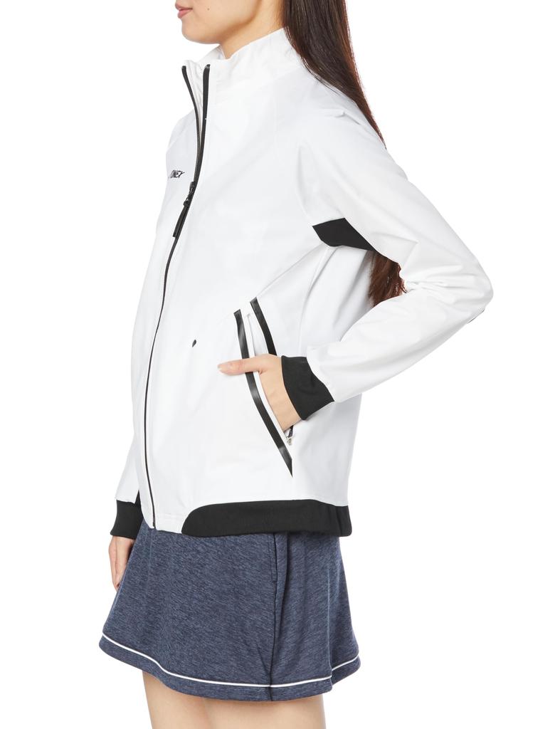 YONEX Приталенная белая разминочная футболка размера L для женщин, (011),