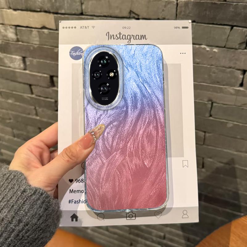 Gradient Case For iPhone 16 Pro Max Samsung A56 A16 A17 A07 S24 S25 FE Xiaomi Redmi Note 14 13 Pro 14C A5 Honor 400 200 Lite Pro Shockproof Cover