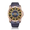 Unique Quartz Watch Men Luxury Rose Gold Skin Cool Gift Mens Casual Fashion Waterproof Watch