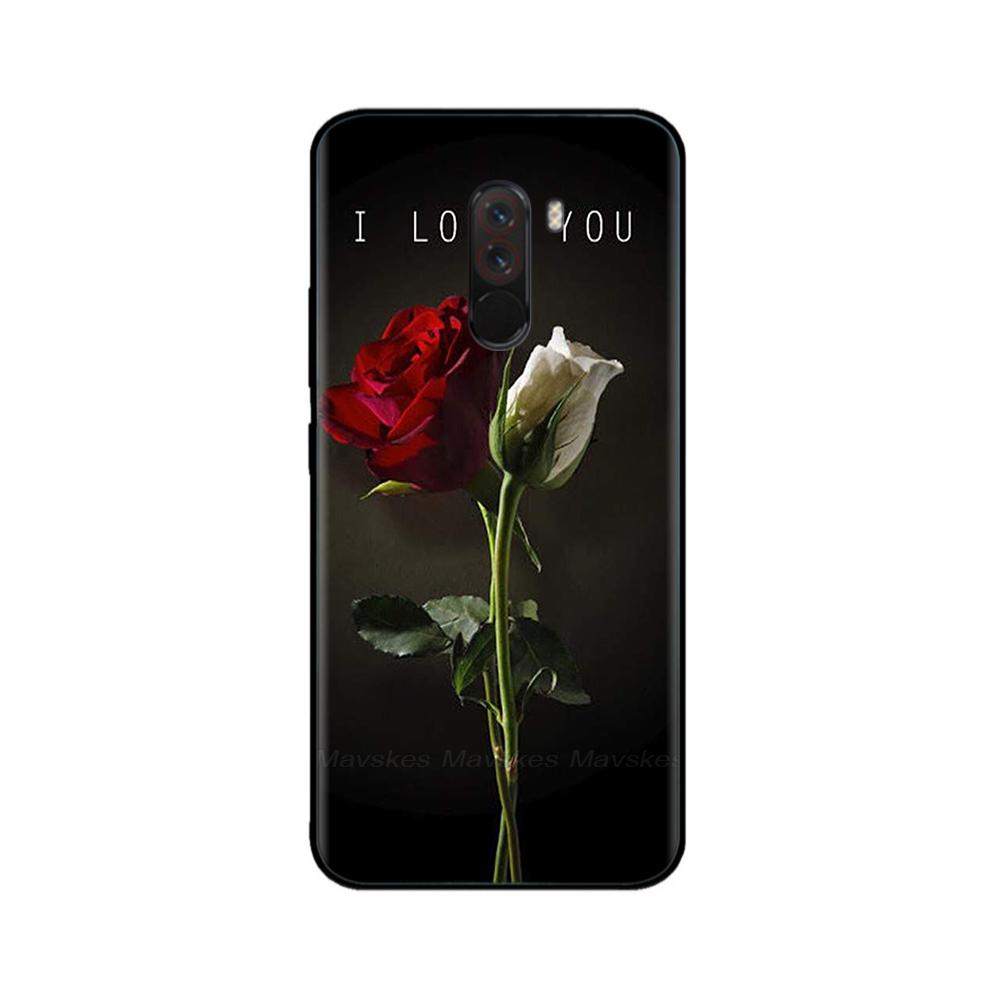 Phone Case For Xiaomi Pocophone F1 Global Case Pocofone F1 Silicone Soft TPU Back Cover For Xiomi Poco F1 Case Black Bumper