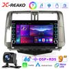 Автомобильное радио Carplay для Toyota Land Cruiser Prado 150 2009 - 2013 Навигация 4G 8Core GPS Android Авто Стерео Авторадио Wifi Нет 2din DVD