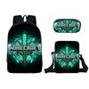 Minecraft Cartoon Game Character Printed Children Large Backpack Capacity