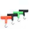 6PCS ABS Grip+Stainless Steel Smooth Knot Hook Carp Fish Knot Puller Rig Making Rig Tool Terminal Fishing Tackle Accessories