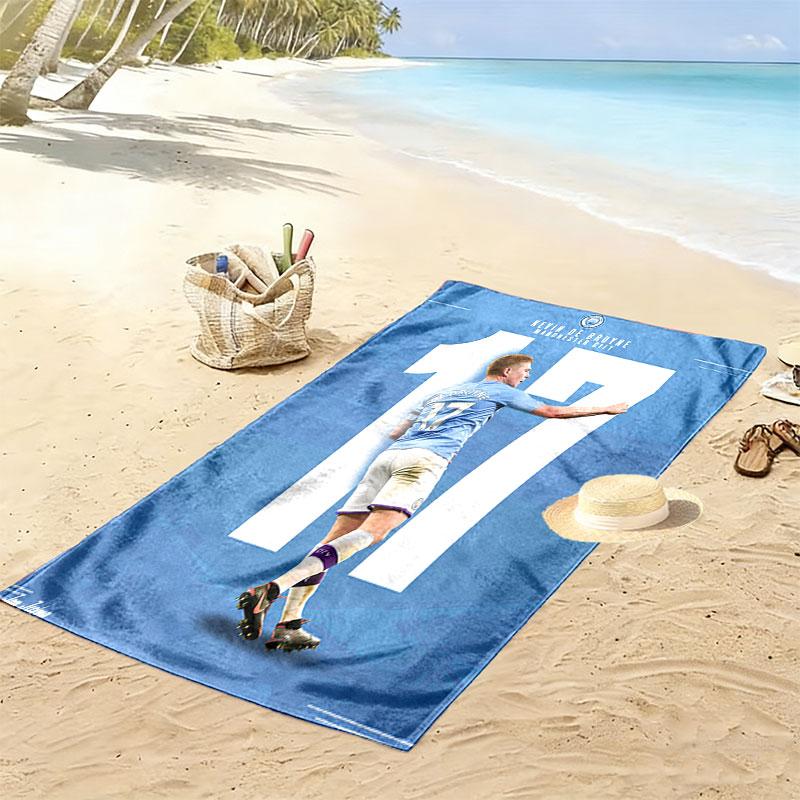 Kevin De Bruyne Beach Towel, Large Soft Quick Dry Towel for Beach Camping Swimming