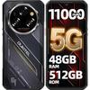 OUKITEL WP62 Телефон Портативный Неубиваемый 5G Android 15 48ГБ +512ГБ Смартфон Неубиваемый 11000 мАч 6,6" 108 МП Две SIM-карты/NFC Черный
