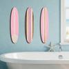 3PCS Ocean Surfboard Wall Hanging Hawaiian Style Beach Surfboard Sign  Festival Decor