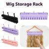 Hair Extension Holder Wig Storage Rack Multipurpose Easy To Install Wall Mounted Multiple Wigs