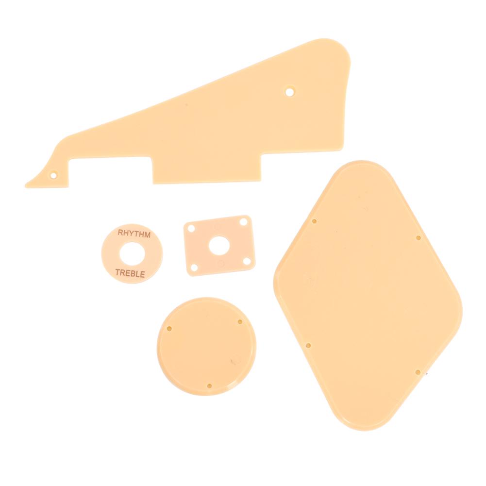 Комплект пластин, пикгард, переключатель, кольцо, крышка полости, джек, задняя пластина для джазовой гитары LP