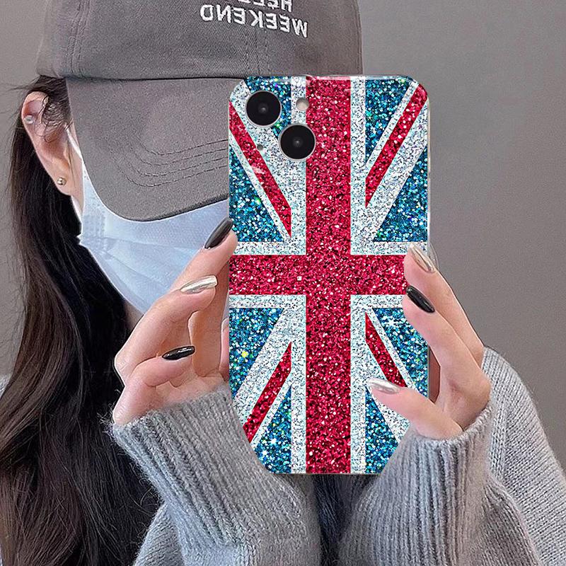 Чехол для телефона с флагами Великобритании и США для Xiaomi Redmi Note 15C 14 13 12 12S 12C 11 10s A1 A2 A3 Pro Plus 4G 5G мягкий ТПУ чехол