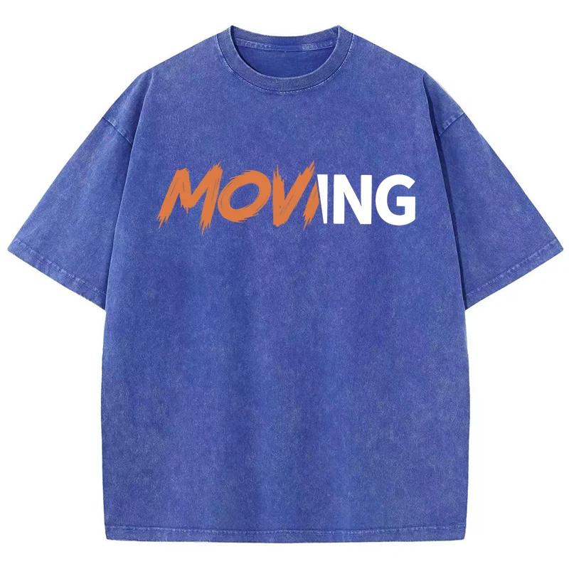Футболки с рисунком Moving Art Text Pattern, мужские футболки с универсальным узором, классная футболка Kawaii, большой размер, оригинальность, короткий рукав