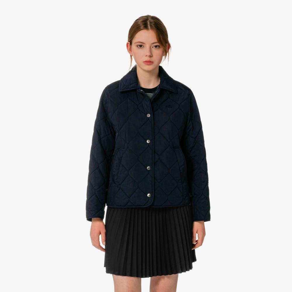[lacoste] Women's Quilted Pattern Padded Jumper BF265E-56GHDE