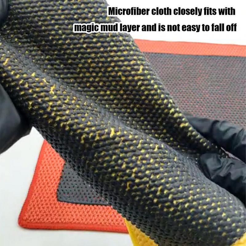 Clay Towel Scratch Free Microfiber Decontamination Towel Auto Detailing Care Enhances Gloss Paint Safe Synthetic Clay Cloth Rag