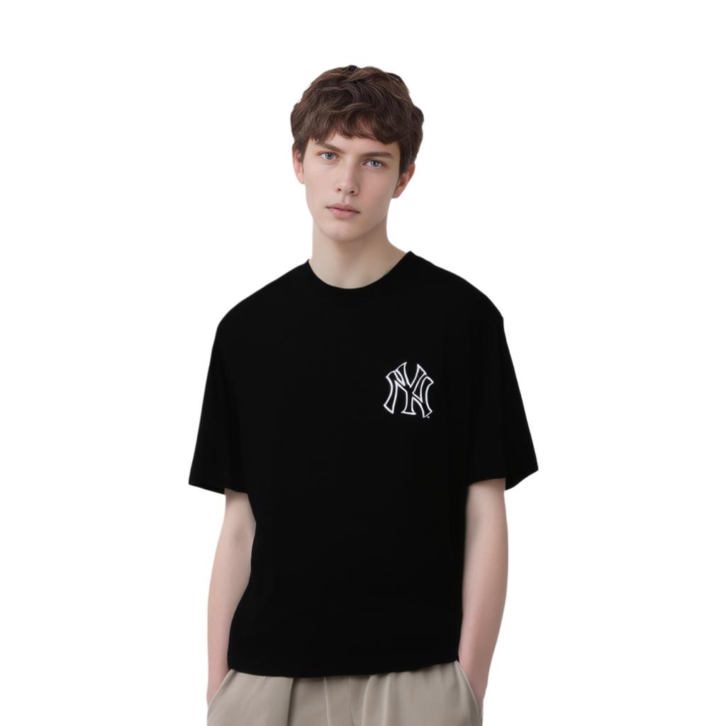 MLB New York Yankees Basic Collection SS25 T Shirt Unisex Black 3ATSB6053-50BKS