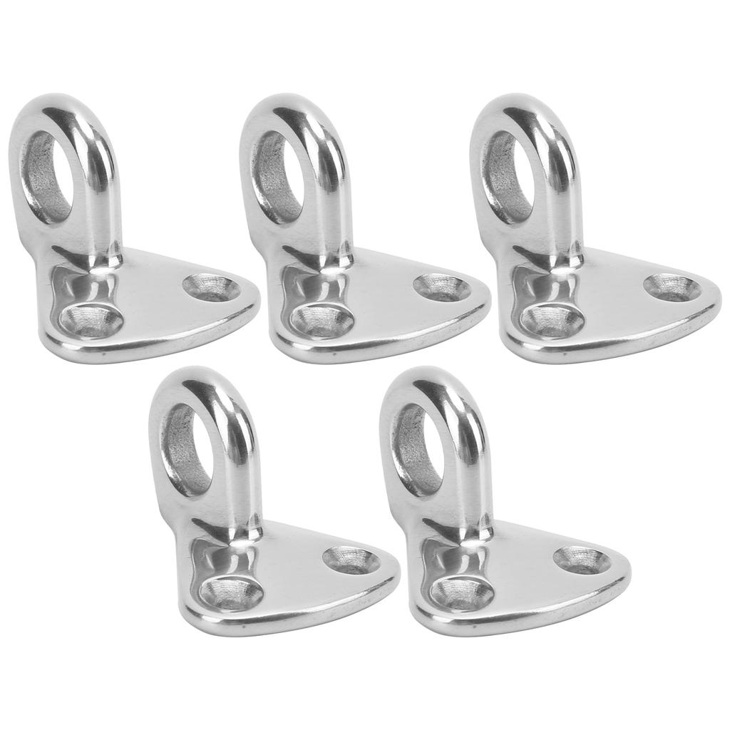 5PCS 316 Stainless Steel Mirror Polished Heavy Duty Coat Hook Hardware Accessories