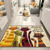 Cat's Sweet Home Pattern Mat Welcome Floor Decor Carpet Non-slip Easy To Clean Area Rug  Living Room Household Washable Doormats