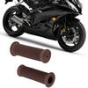 2 шт. 22 мм Универсальные Винтажные Мотоциклетные Ручки Руля Ручка Газа Торцевые Заглушки (Красно-коричневый)