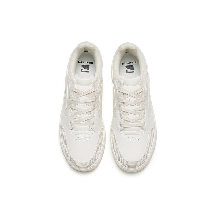 Anta 982 Простые повседневные низкие кроссовки мужские кроссовки белые серые 112248066-1