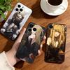 Тетрадь смерти Миса Аманэ Чехол для телефона для iPhone17,16,15,14,13,12,11 Plus,Pro Мягкий силиконовый черный чехол